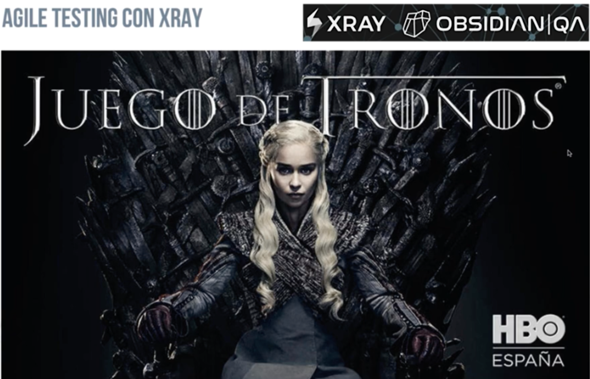 Servicios de Agile Testing con Obsidian QA y Xray