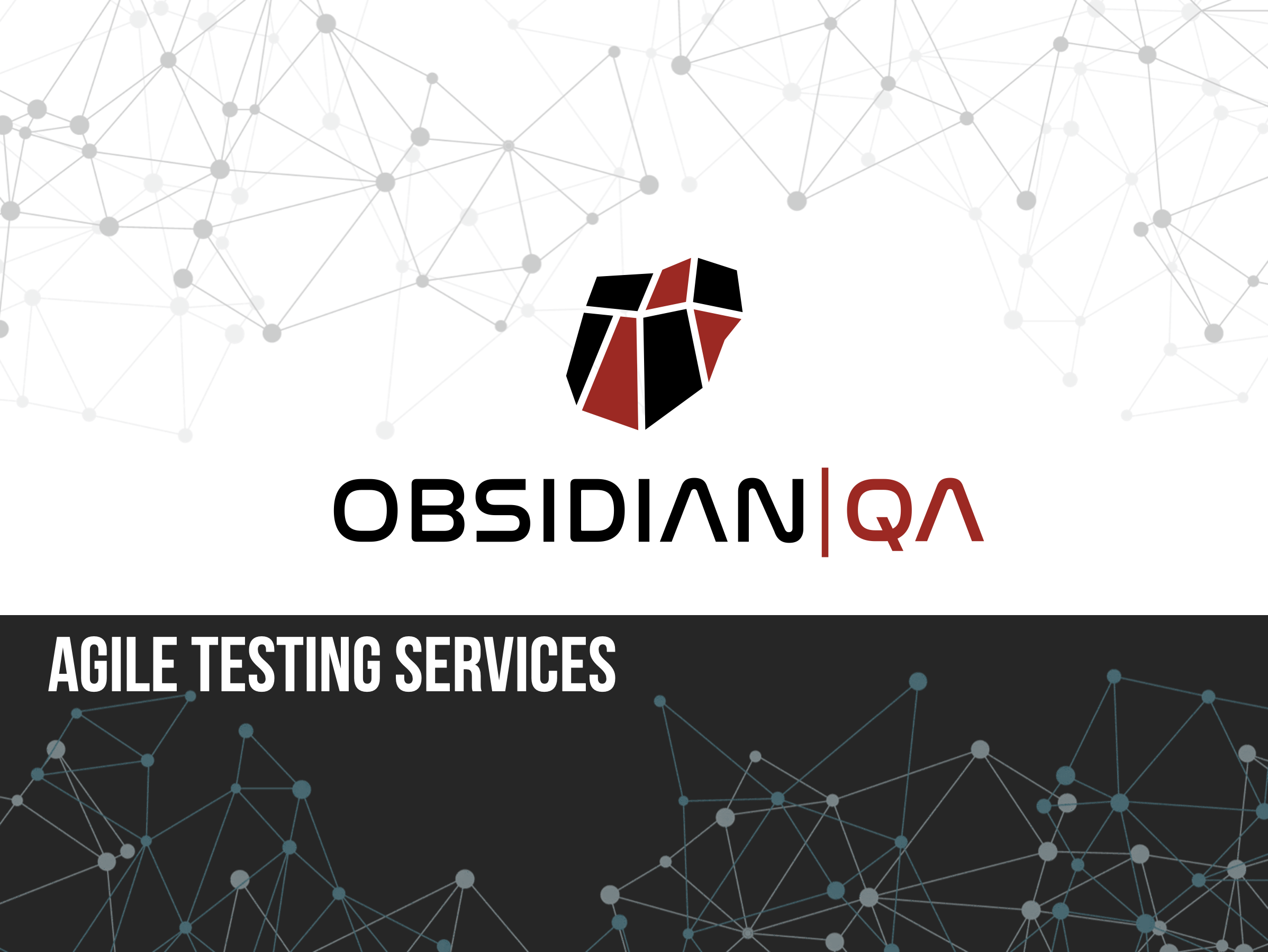 Agile Testing services with Obsidian QA