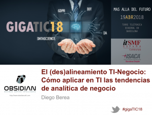 Obsidian, patrocinador oro del GigaTIC18